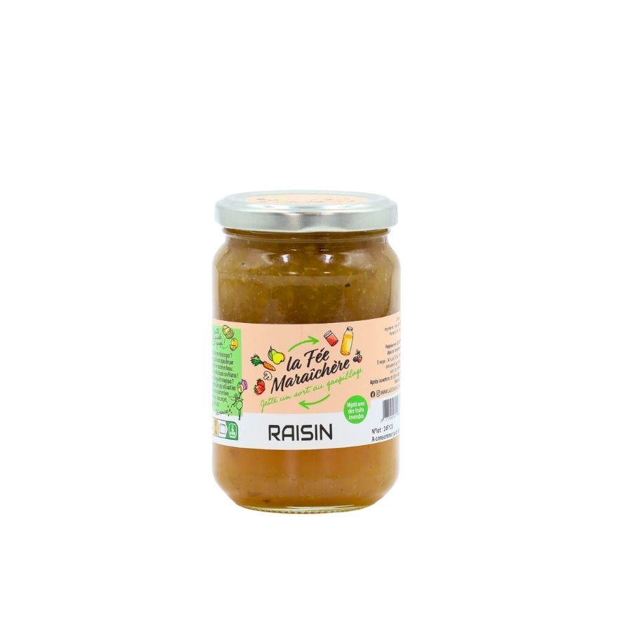 Confiture raisin 340g - la fee maraichere