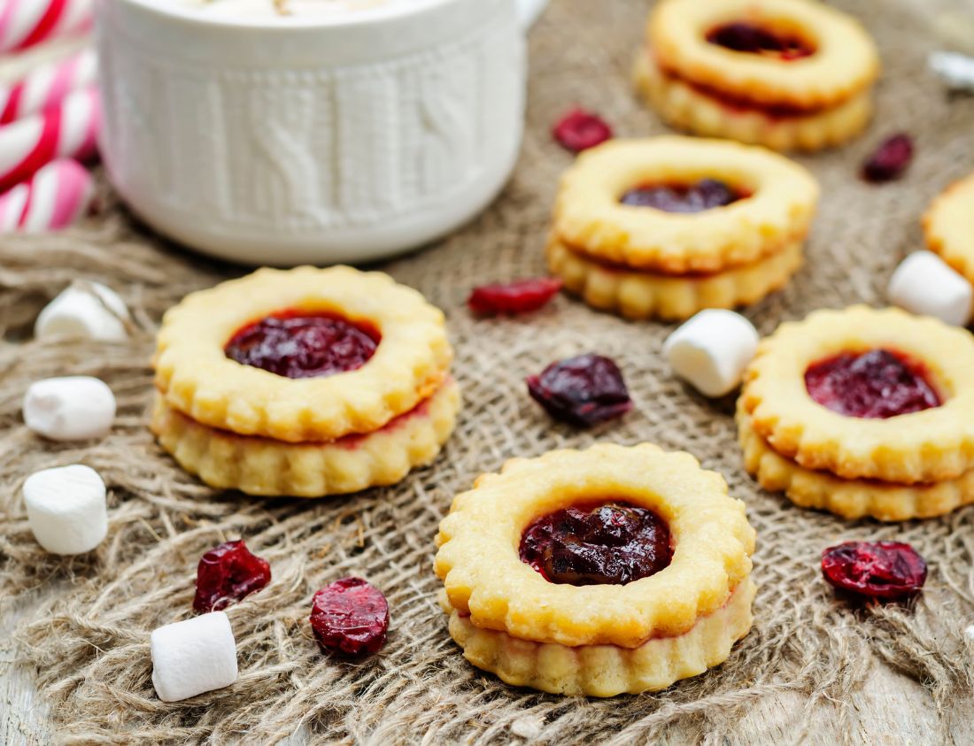 Petits sablés à la confiture de fruits rouges La Fée Maraîchère